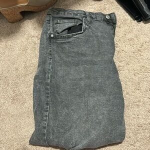Wild Fable distressed cropped jeans, size 14